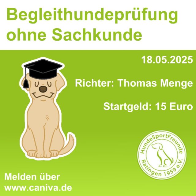 18.05.2025 BH + Obedience Turnier