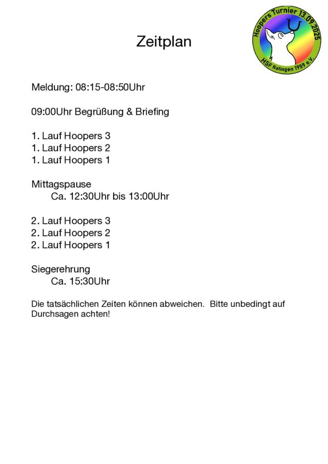 13.09.2025 Hoopers Turnier